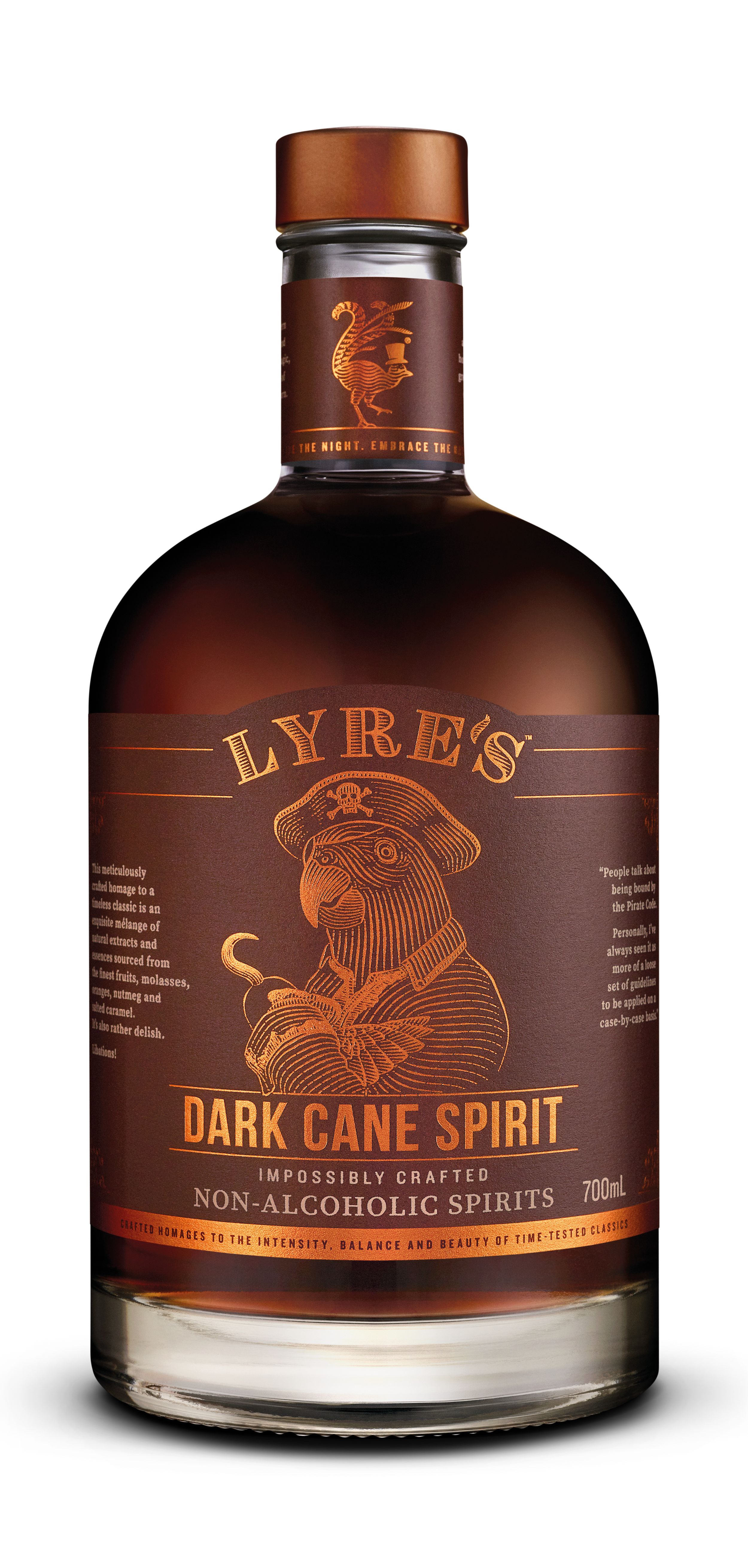 Lyre's Dark Cane Spirit (óáfengt dökkt romm) 700ml