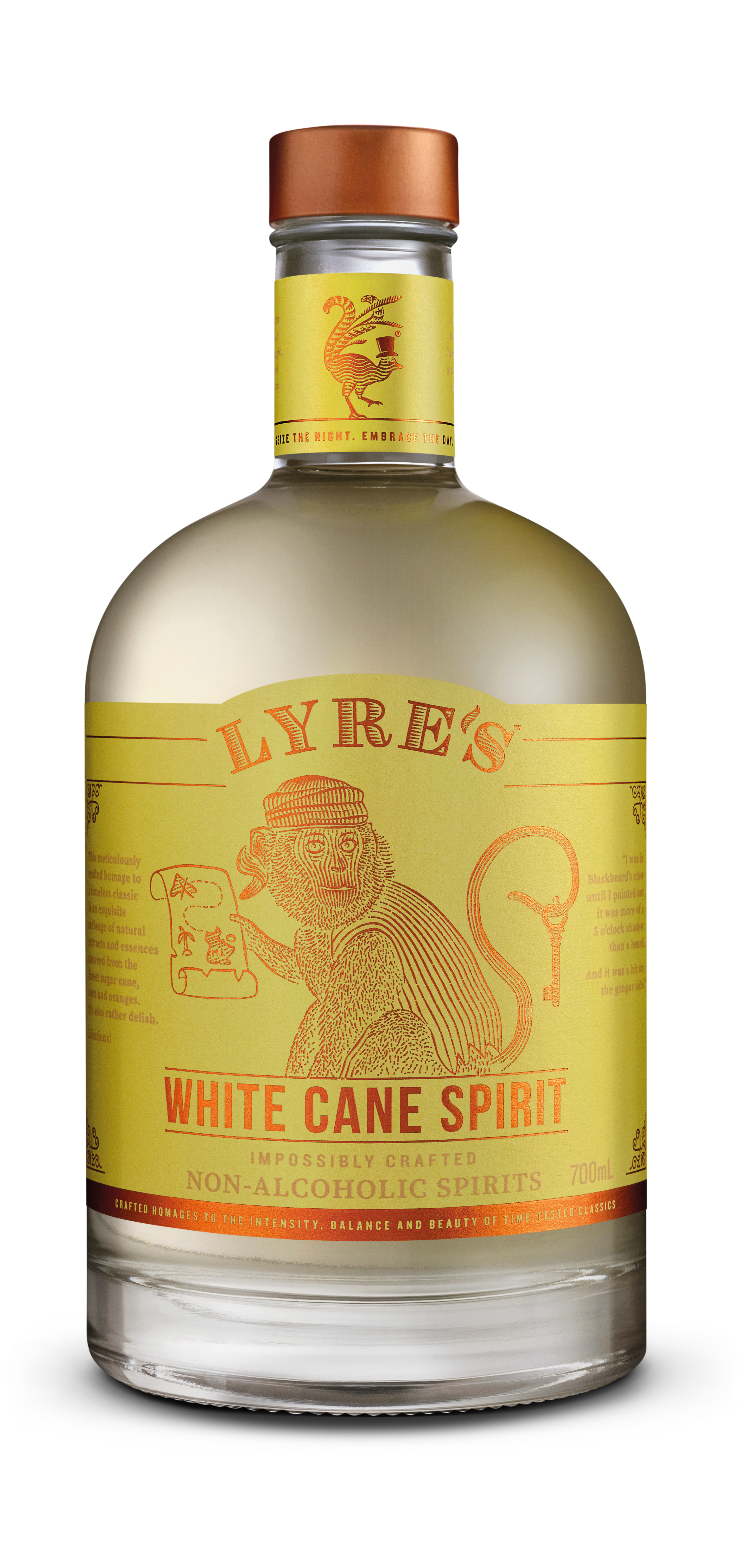 Lyre's White Cane Spirit (óáfengt ljóst romm) 700ml